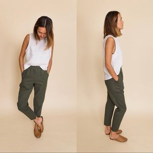 Nettle’s Tale Strait Pant XS Olive EUC